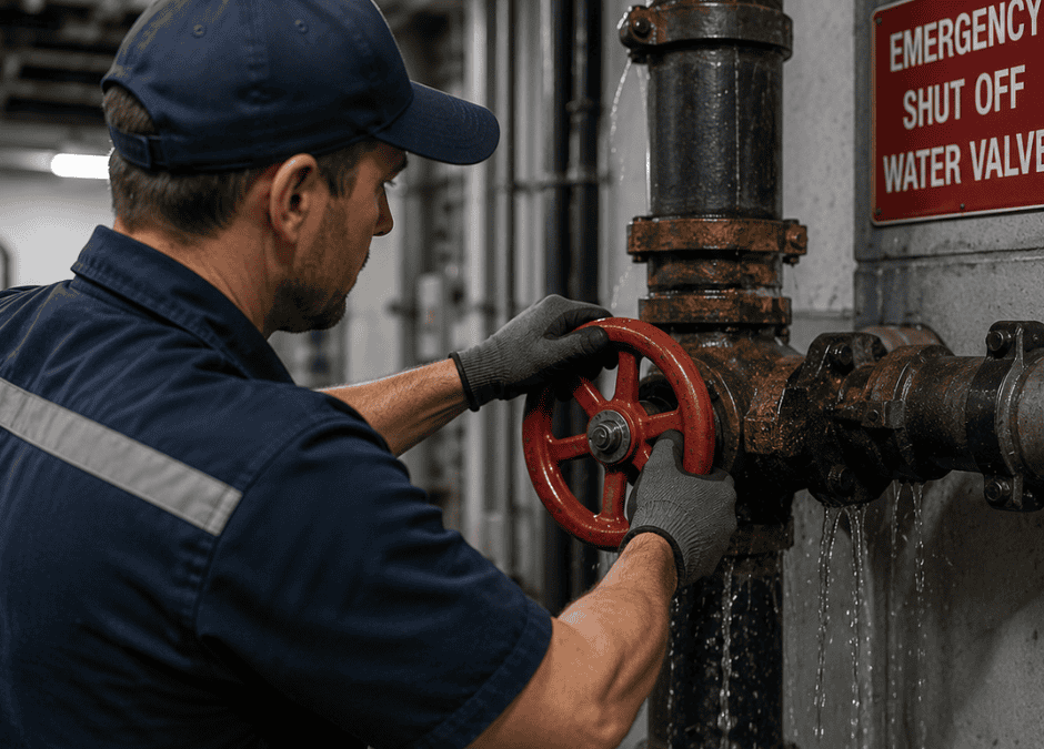 Commercial Water Shut-Off Procedures That Save Time and Money